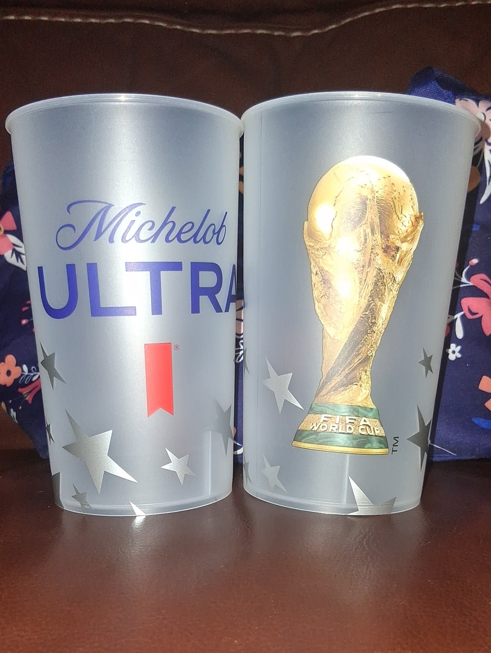 Michelob ULTRA Frosted Silver World Cup Collectible Pint Cup - Silver